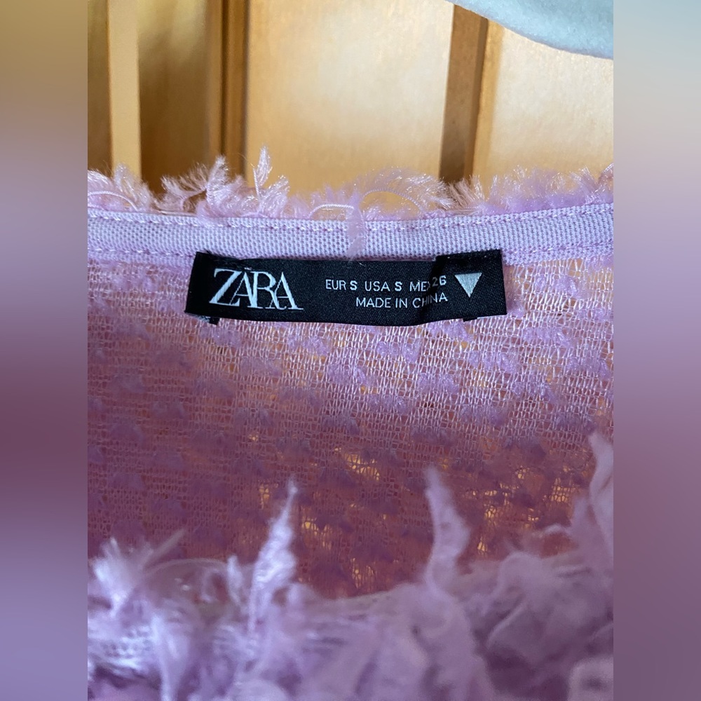Zara feather top - Picture 3 of 9
